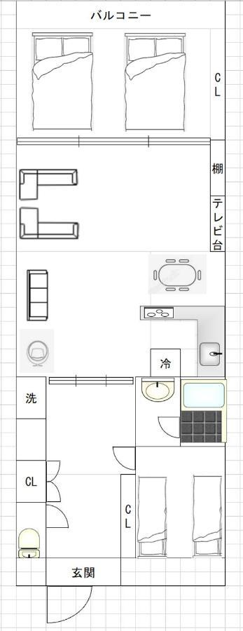 Higobashi Afp Apartment Osaka Exterior foto